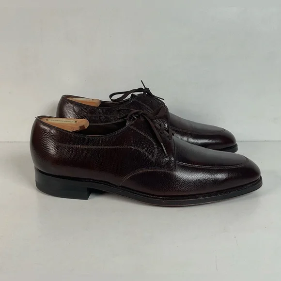 Vintage Florsheim Brown Derby Shoes 10 D Apron Toe - realvibe.in display picture 3